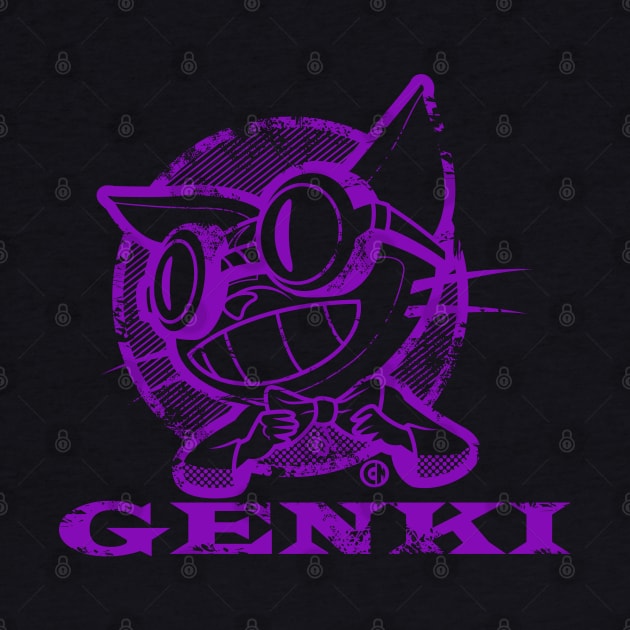 Just Genki! purple by Chizel